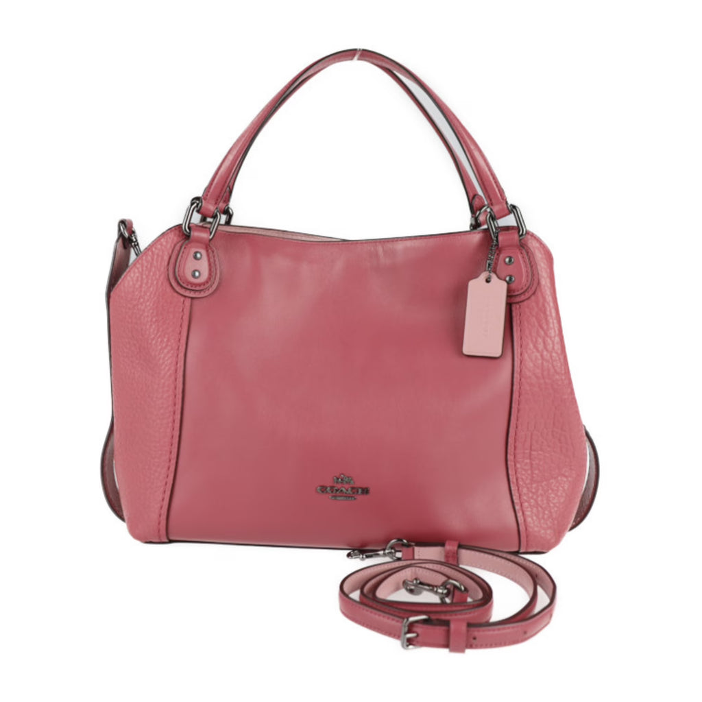 Pink Leather 2WAY Shoulder Bag G6534