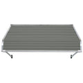 72-in Wide x 54-in Projection Graystone Solid Fixed Door Awning W435