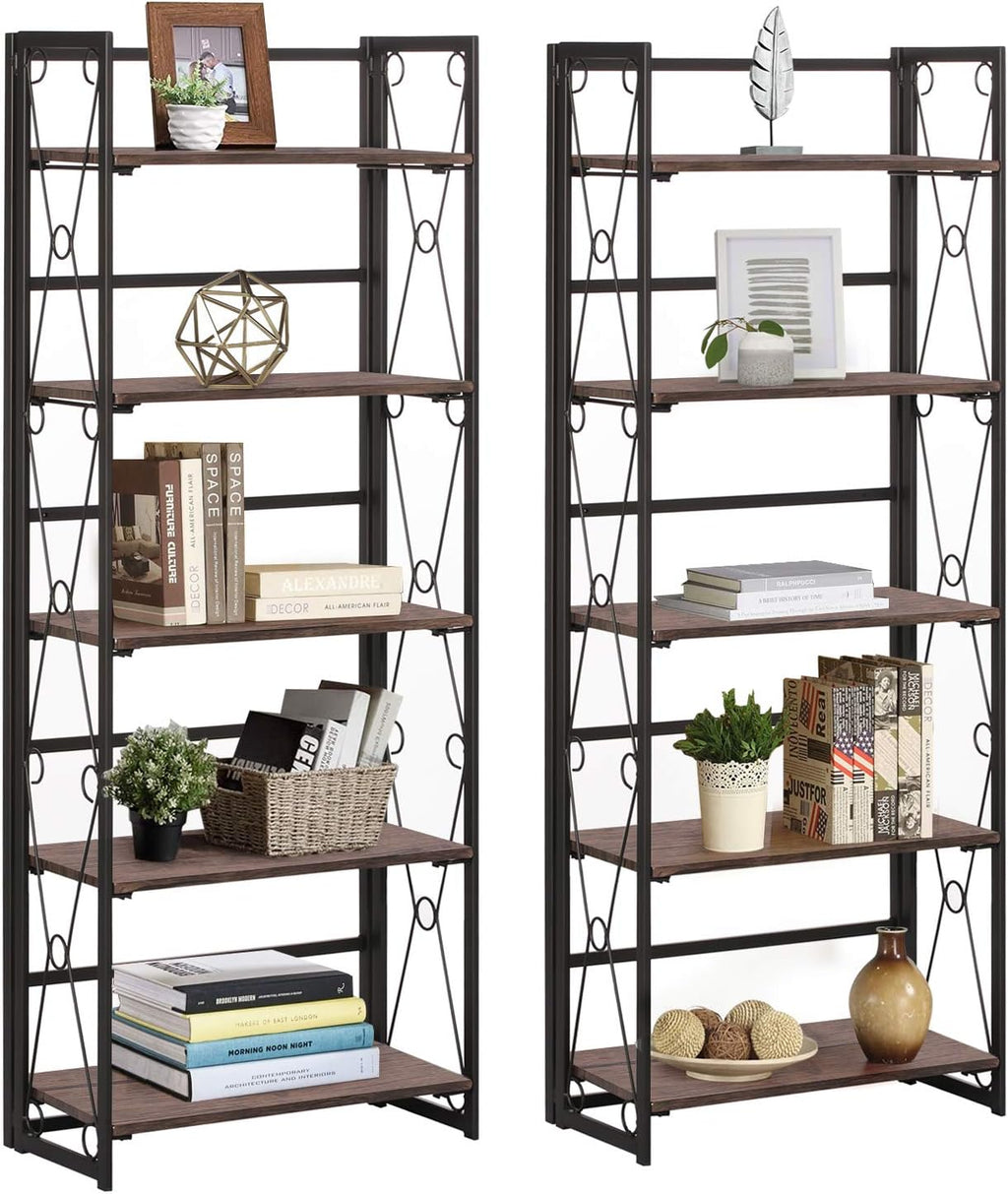 4-Tier Storage Bookshelf with Drawers T9748