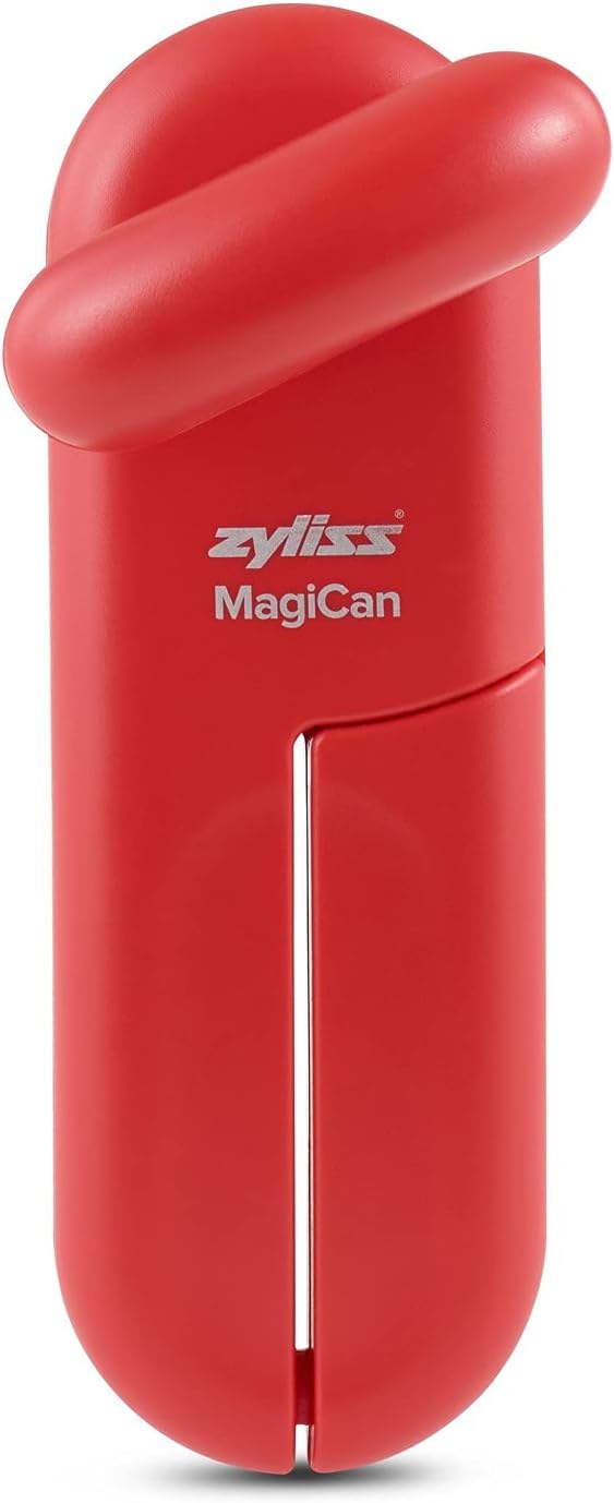 Manual Can Opener with Lid Release - Red R6590