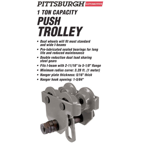 1 Ton Push Beam Trolley J6649