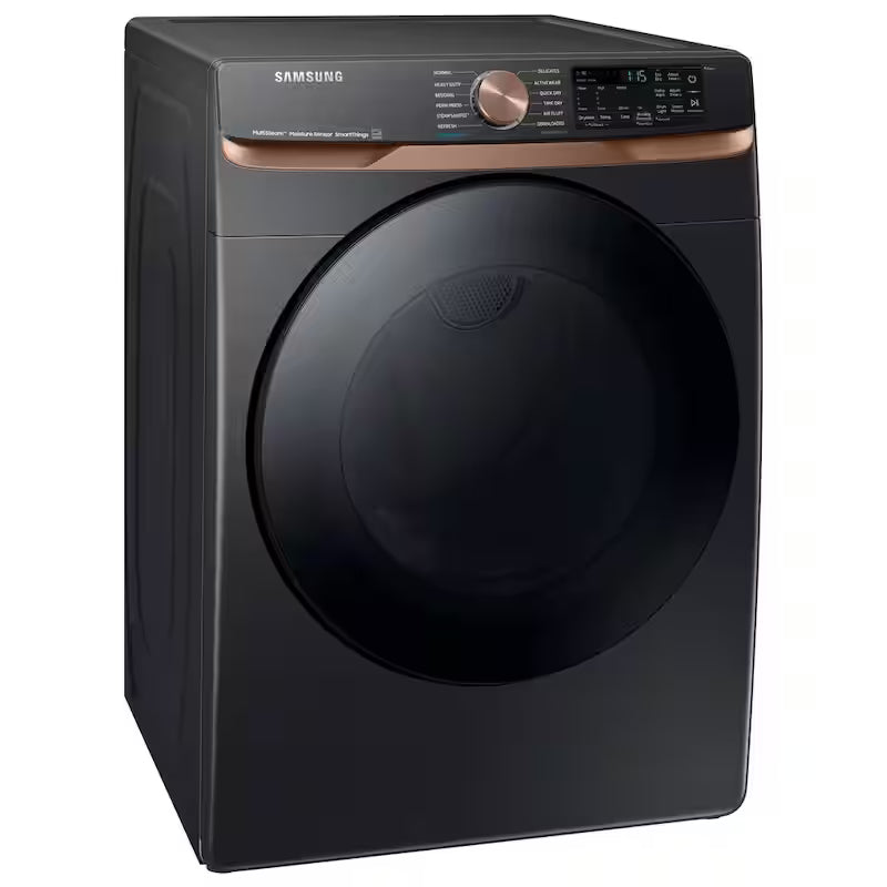 7.5 cu. ft. Smart Gas Dryer in Brushed Black V9605