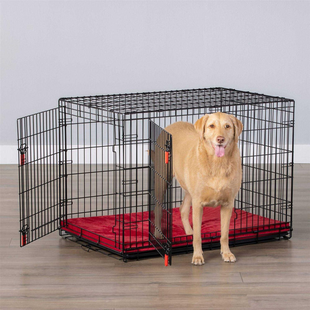 Double Door Wire Dog Crate with Divider Panel G169544