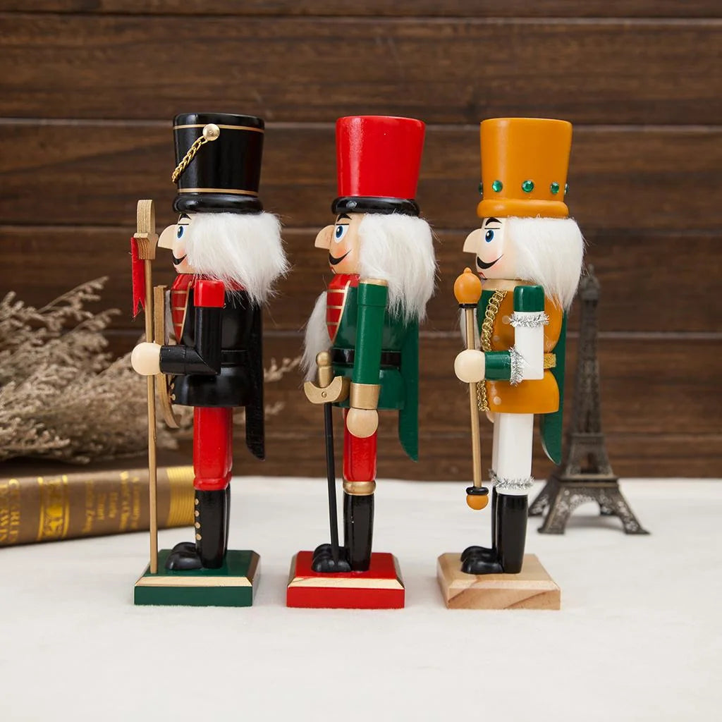 25cm Wooden Nutcracker Christmas Ornaments W86130
