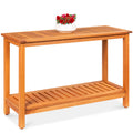 48in 2-Shelf Wooden Console Table M7653