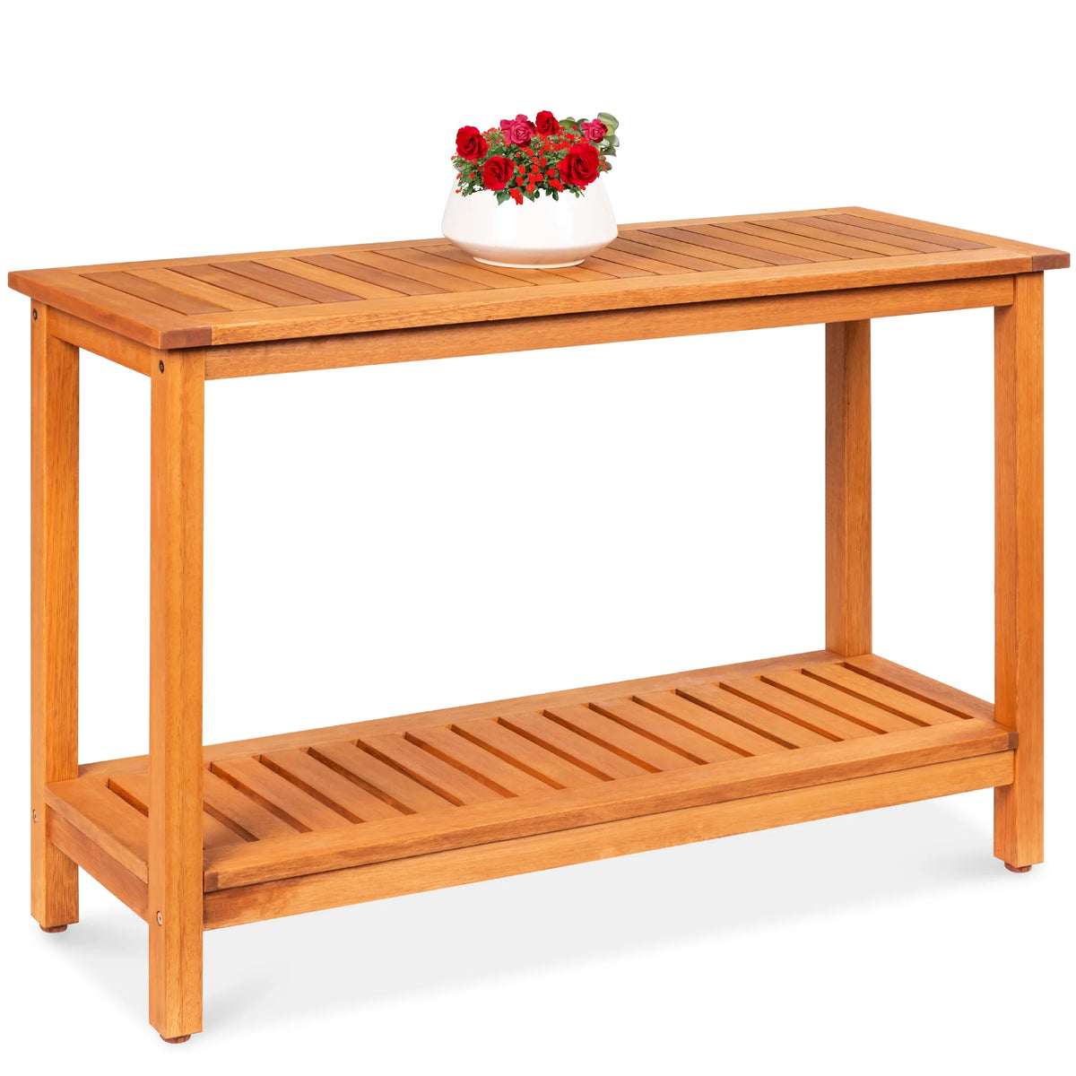 48in 2-Shelf Wooden Console Table M7653