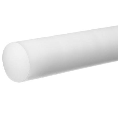 PTFE Plastic Rod 2x22 Diameter x 6 ft. Long A5484