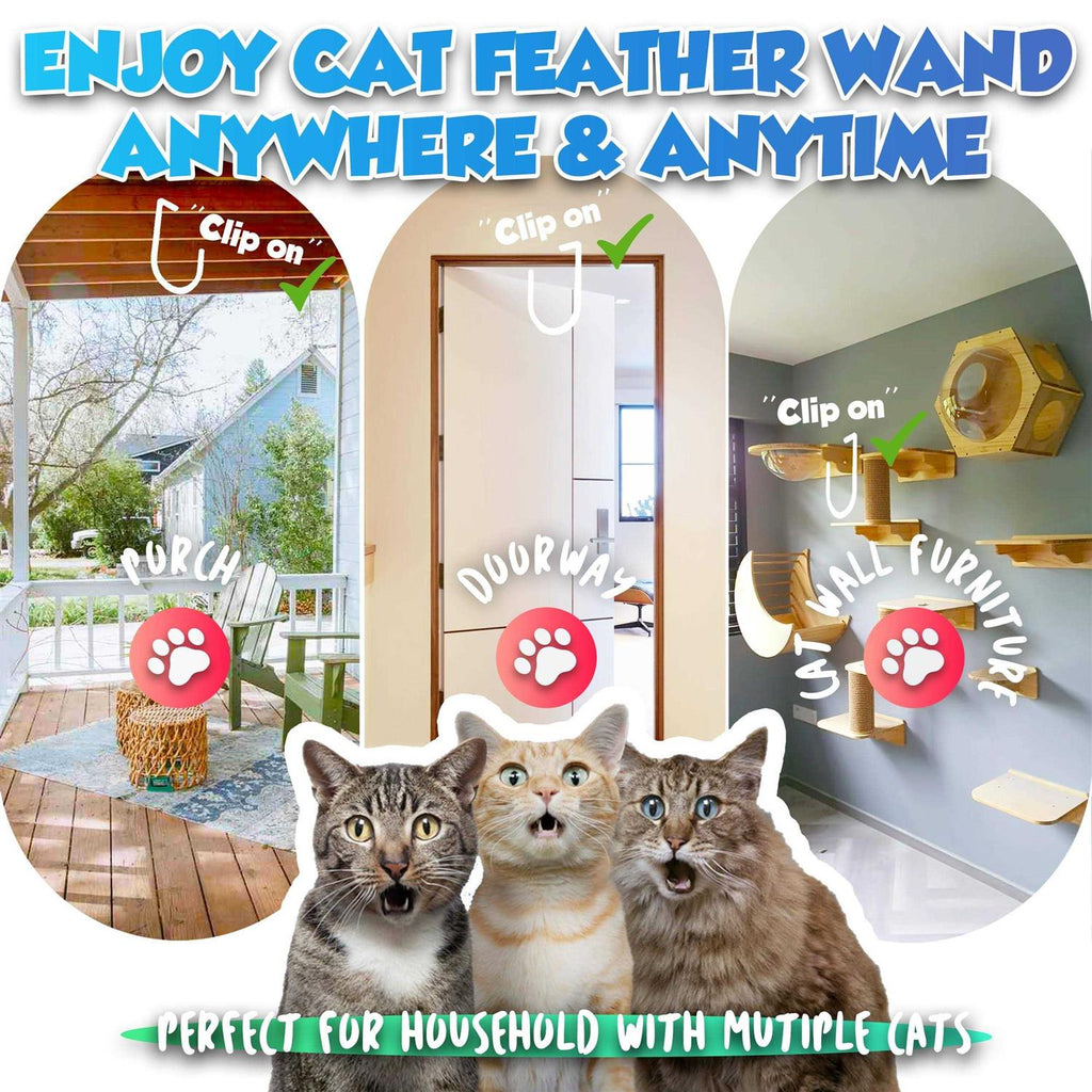 Feather Cat Toys 7PCS Refills with Bell Y798