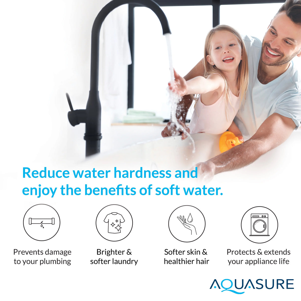 Whole House Water Softener Reverse Osmosis Drinking Water Filter Bundle 32,000 Grains S4092