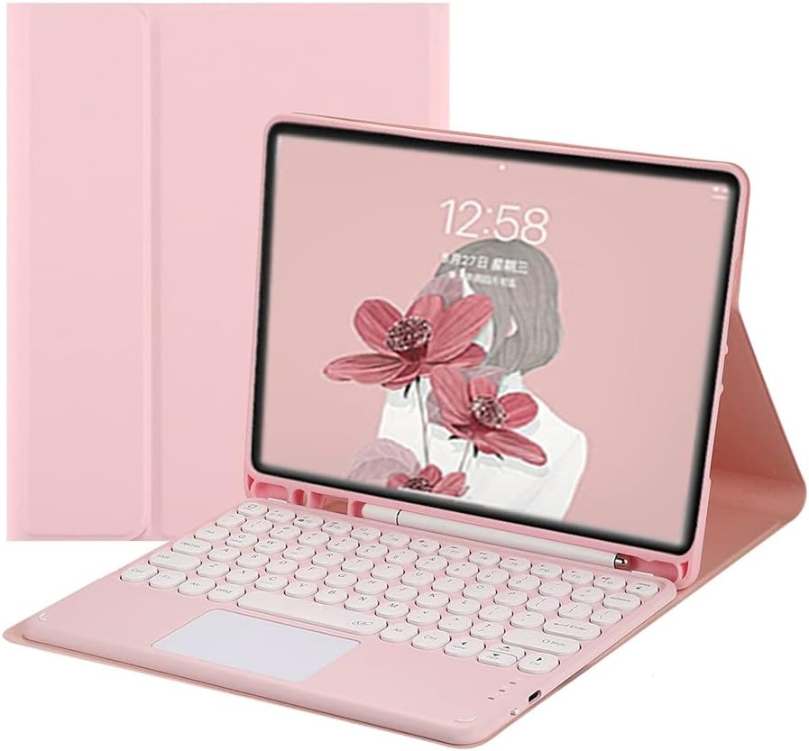 Keyboard Case for Fire HD 10 / Fire HD 10 Plus (11th Generation 2021) Pink O968419