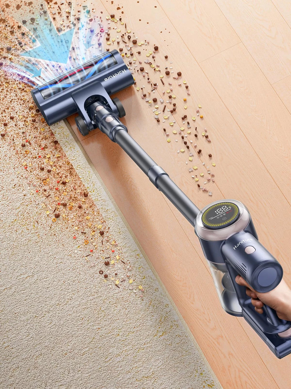 Cordless Stick Vacuum 60mins 450W 38KPa Lightweight L747