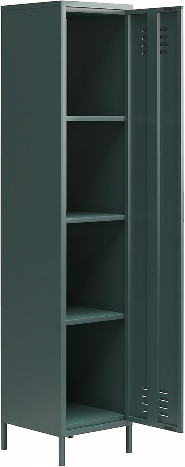 Hunter Green Metal Storage Cabinet U3147