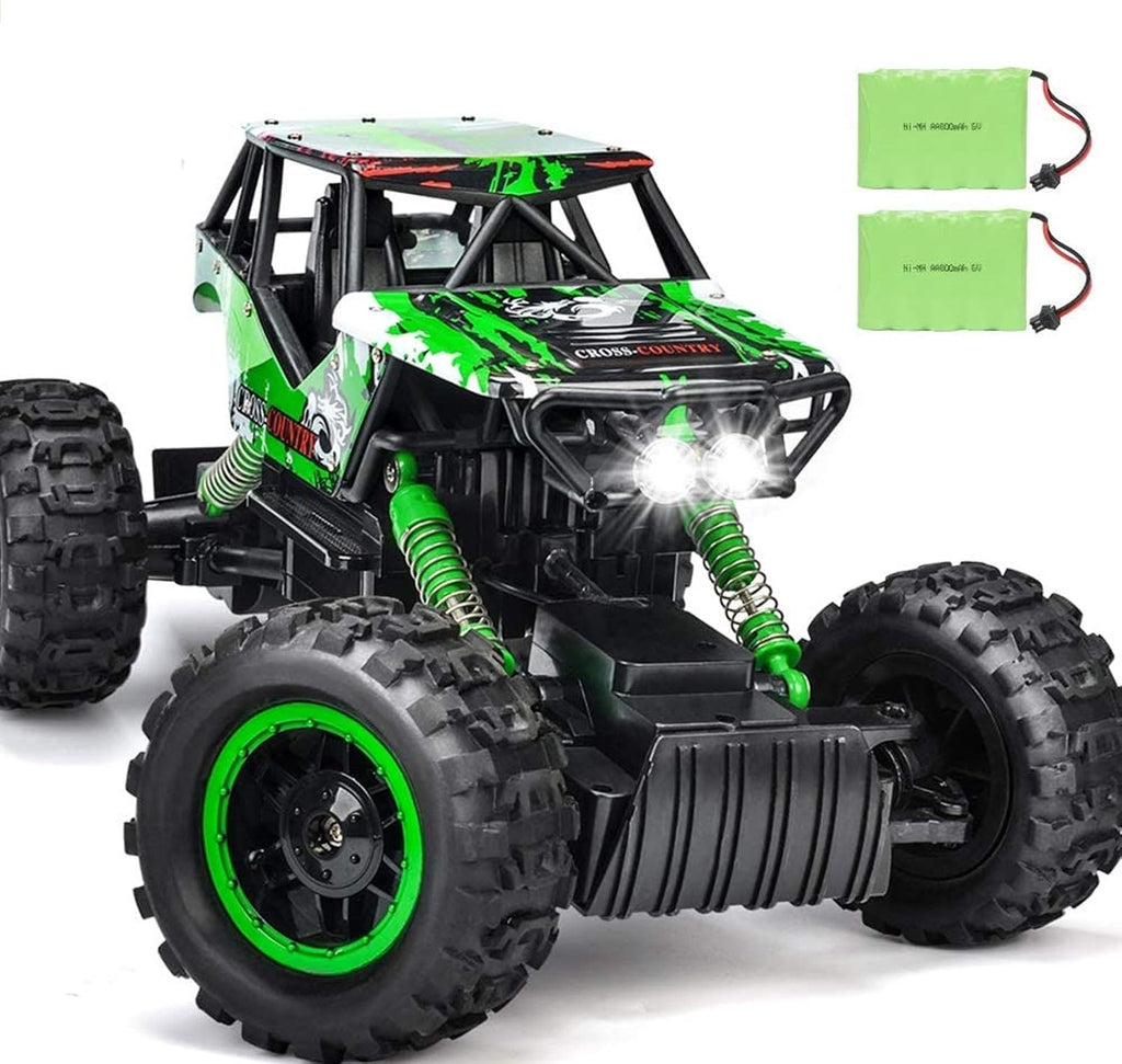 Green 1:12 RC Monster Truck 4WD, Pack of 2 U790