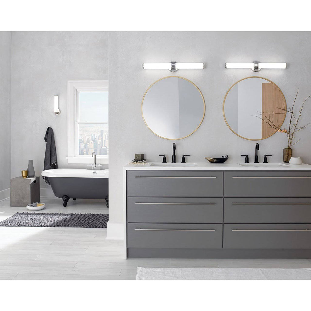 Polished Nickel LED Linear Bath Light W1905