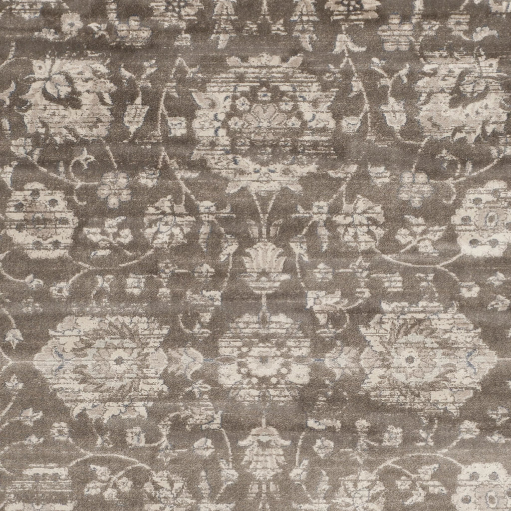Brown Ivory Traditional Area Rug 5'1" x 7'7" Z9020