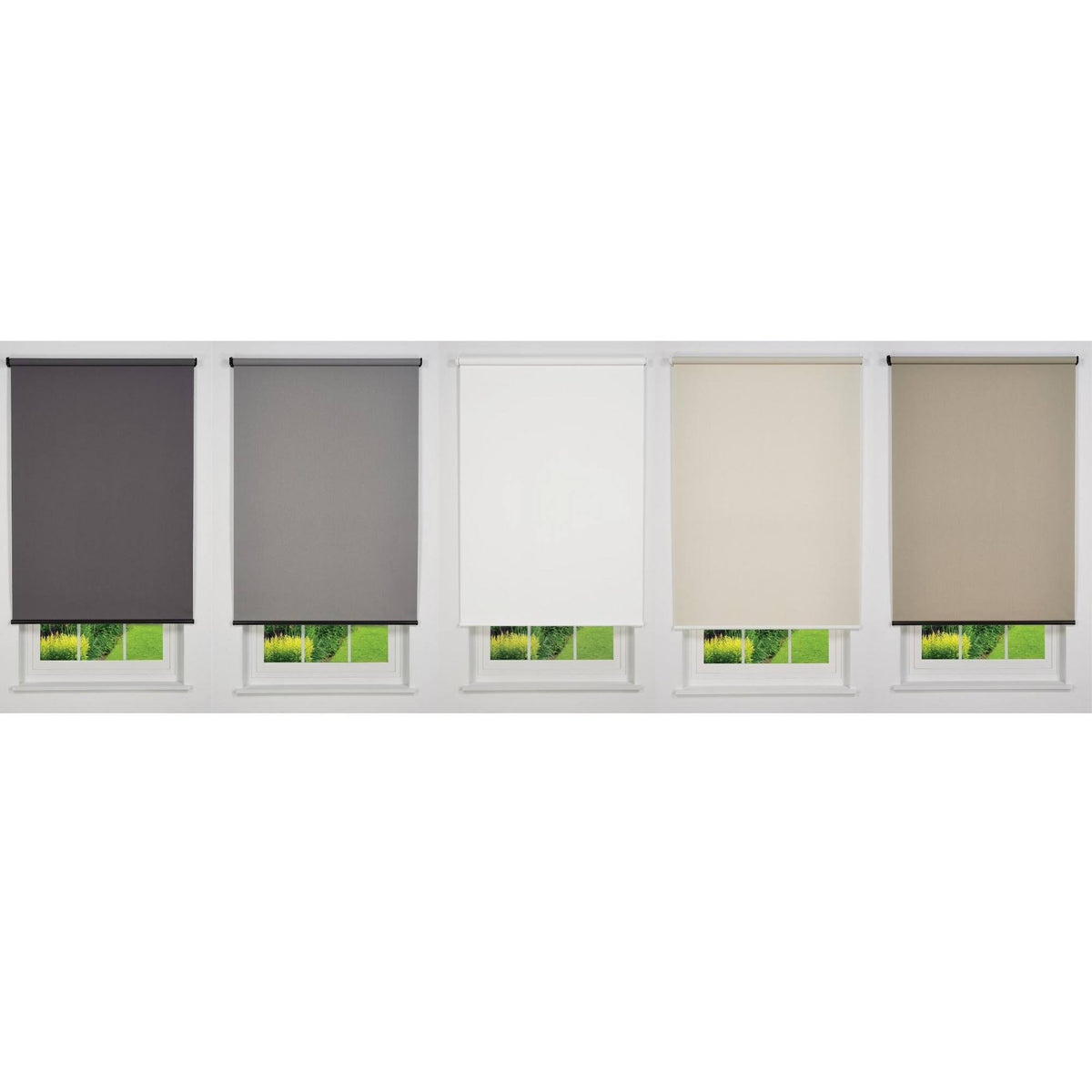 Taupe Cordless Light Filtering Roller Shade S516