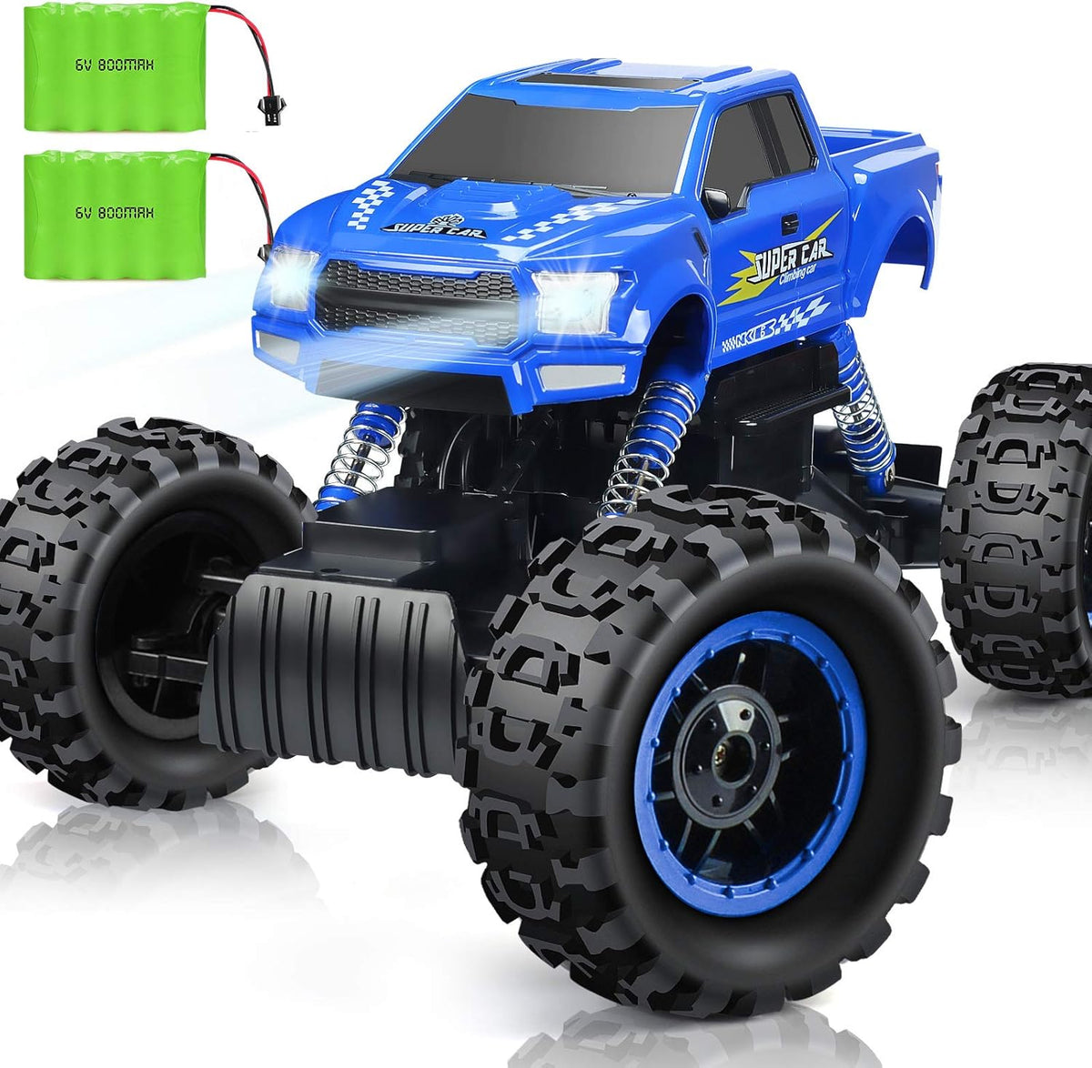 Green 1:12 RC Monster Truck 4WD, Pack of 2 U790