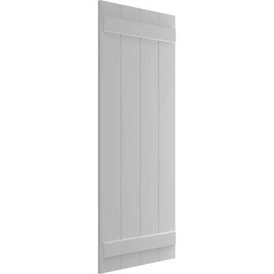 18x22W x 70x22H Primed Composite Board-n-Batten Shutters (Per Pair) N9150
