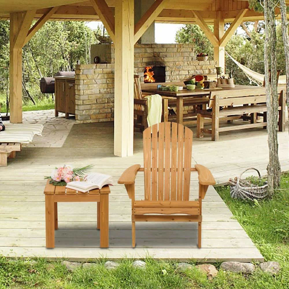 Folding Wooden Adirondack Chair A909002