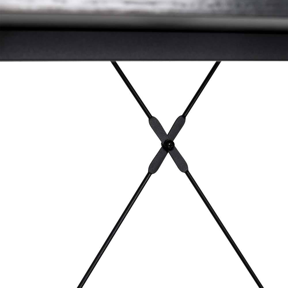 Black Wood/Metal 5-Tier Bookcases & Shelves Z171026