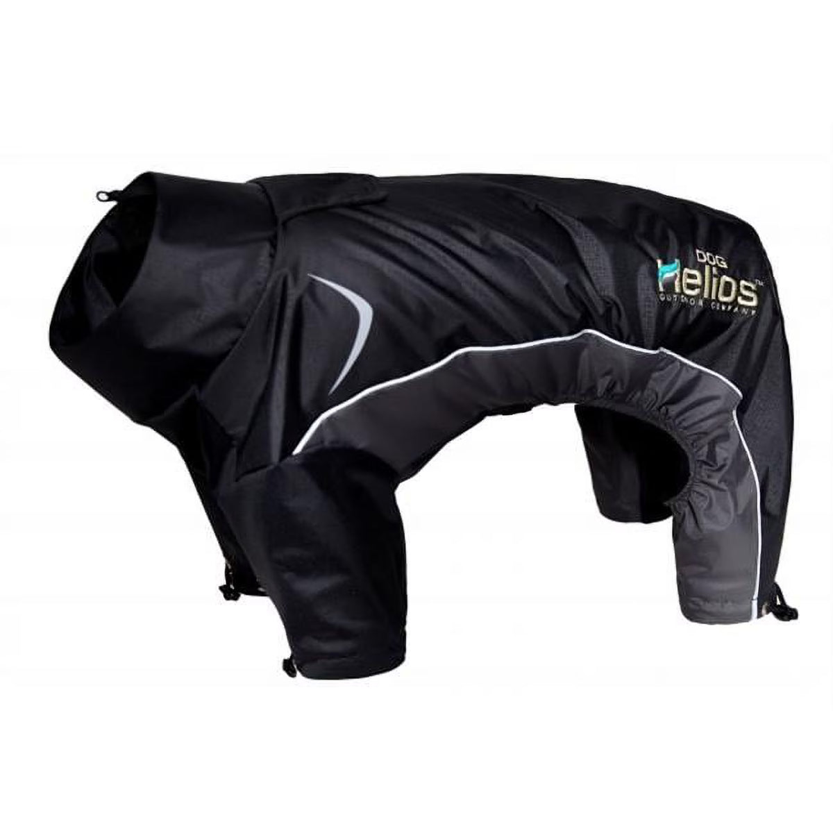 Black 3M Reflective Dog Jacket T910027