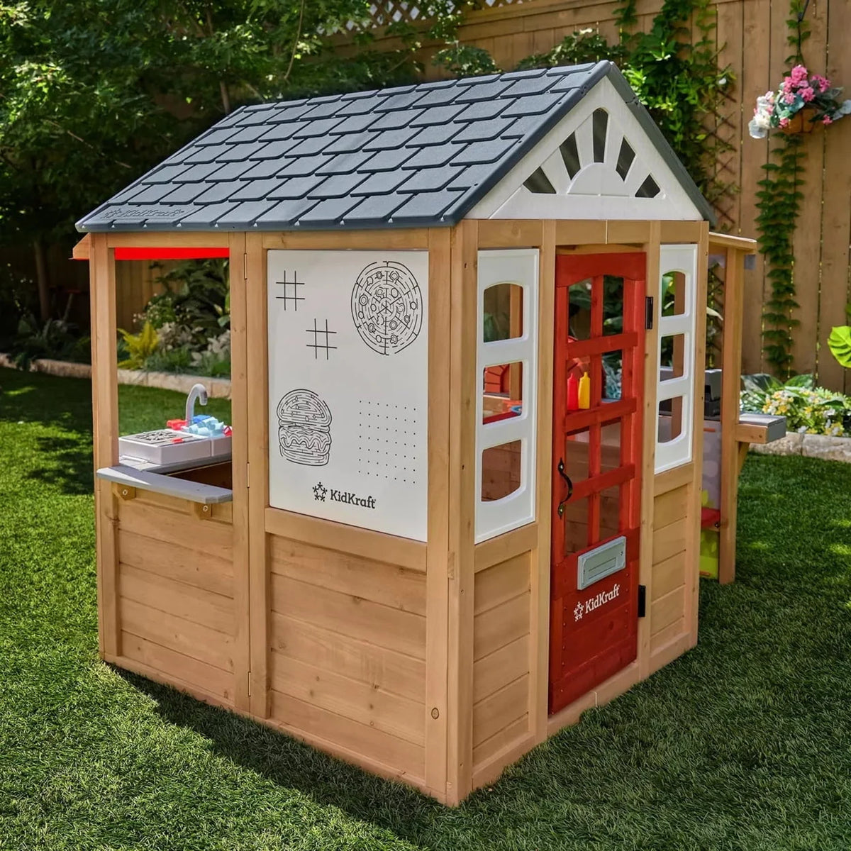 Wooden Outdoor Playhouse N66996