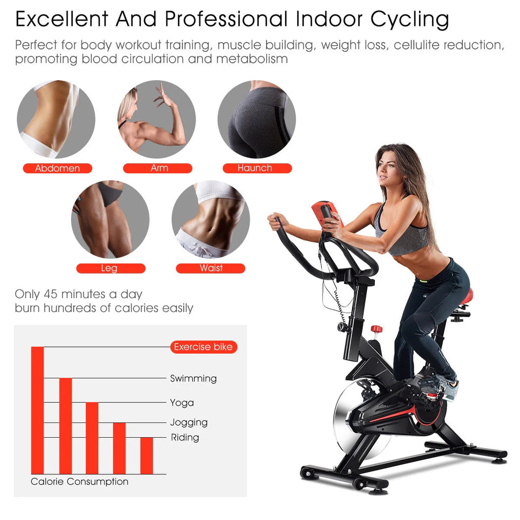 Indoor Cycling Bike with LCD Display K54966