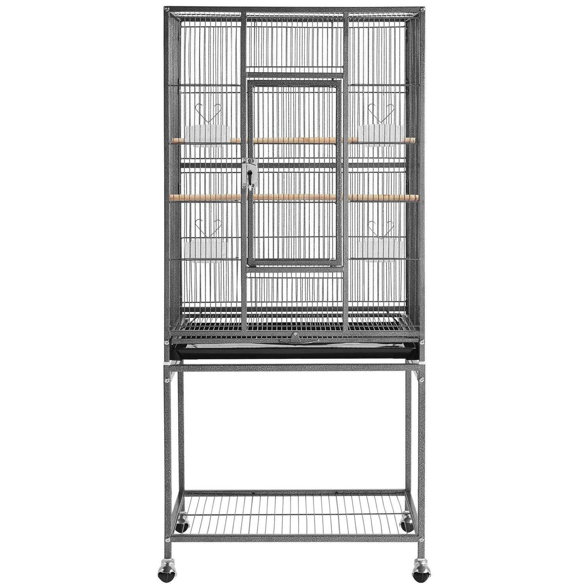 Metal Bird Cage with Rolling Detachable Stand H433