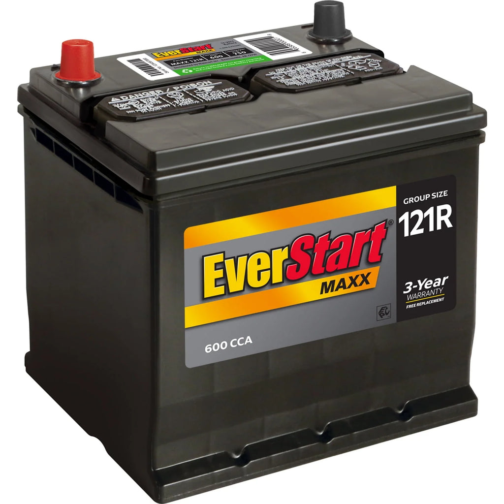 Lead Acid Automotive Battery, Group Size 121R 12 Volt, 600 CCA A635029