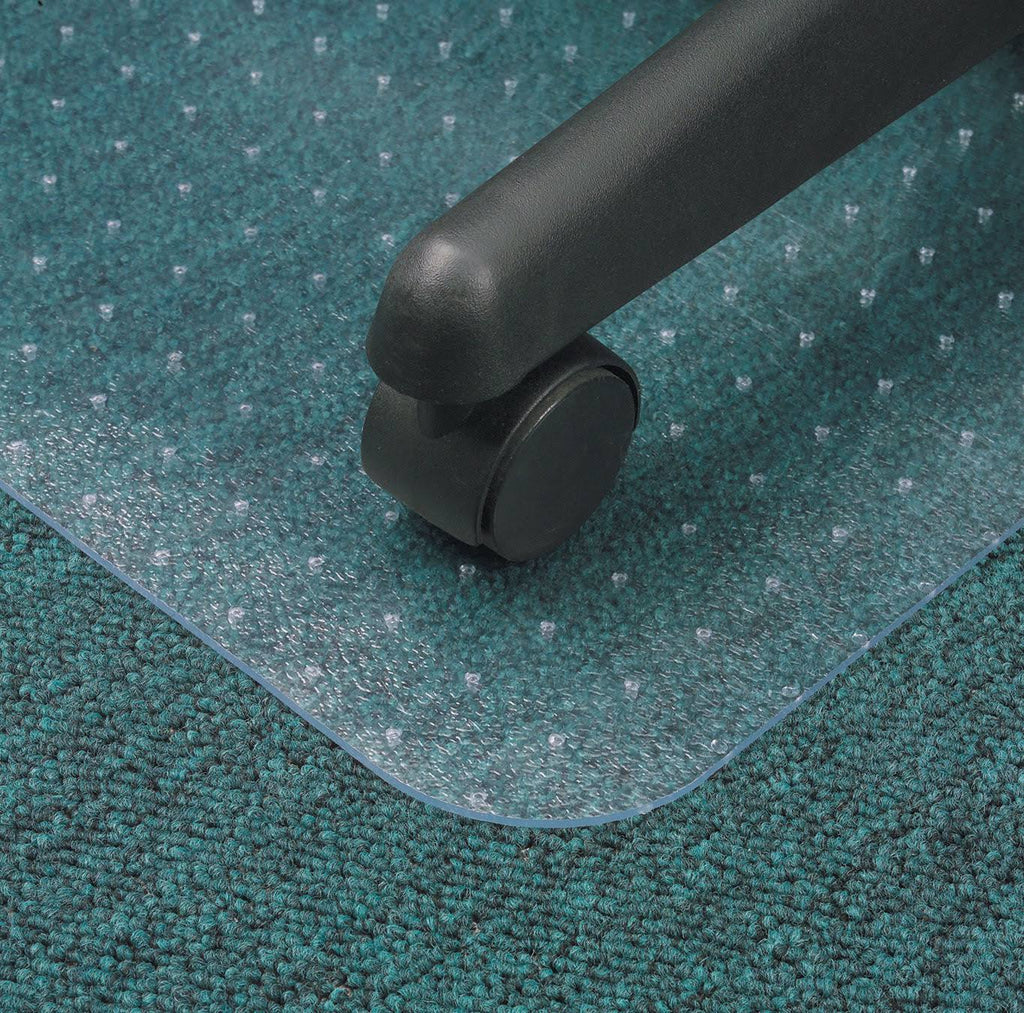 Clear Rectangle Chair Mat for Low Pile Carpet A18041