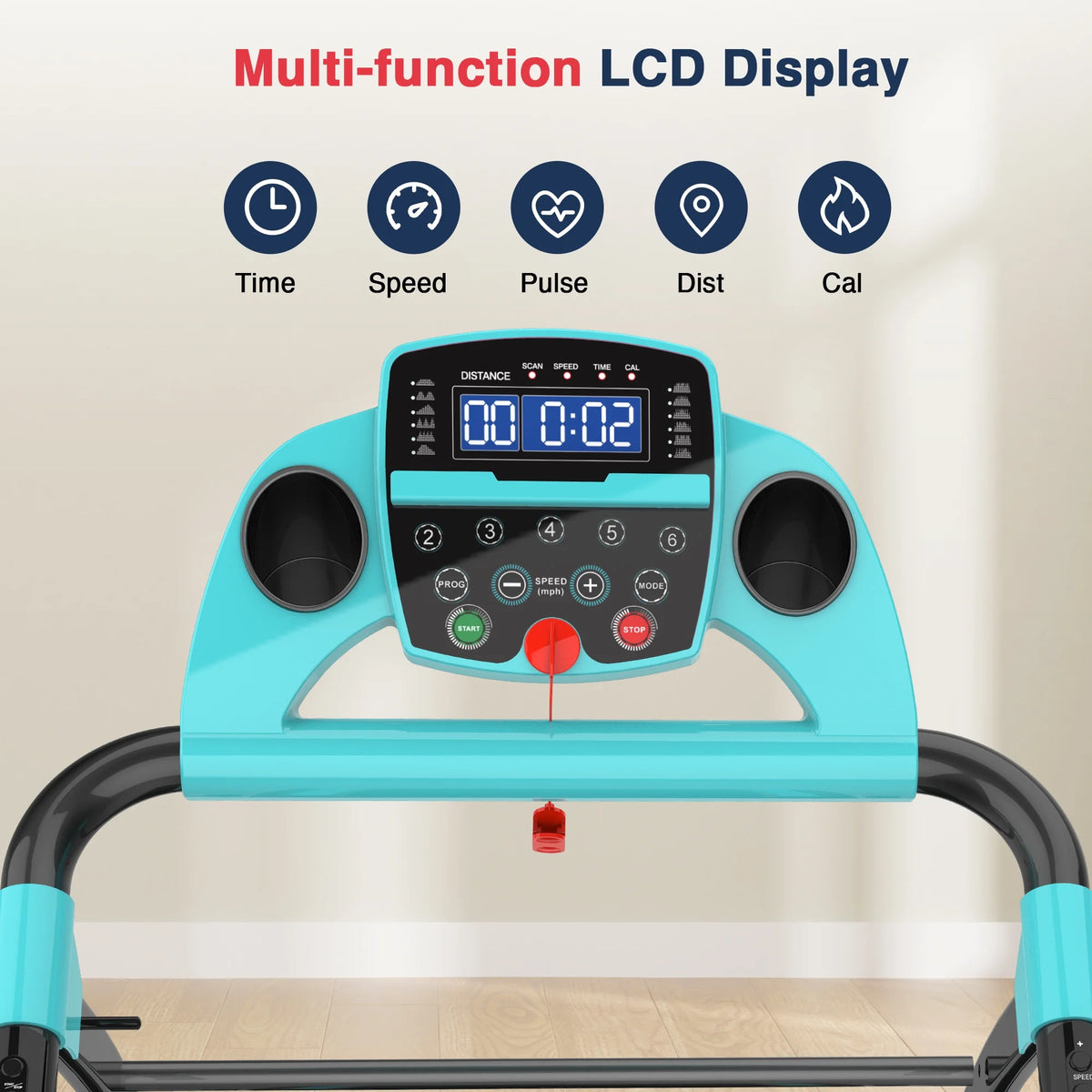 Portable Folding Treadmill Incline Electric Walking Running Machine B3469