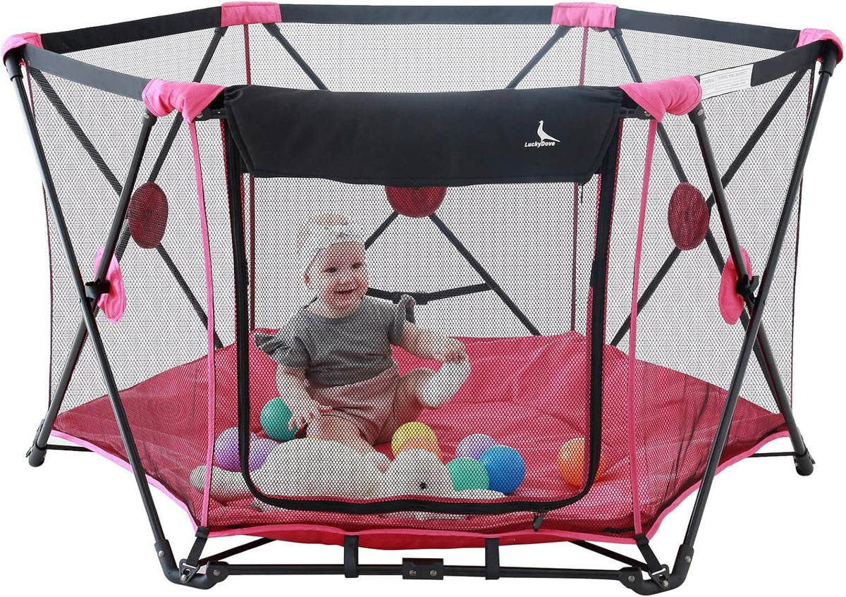 Portable Playpen with Carrying Bag, Foldable A59881