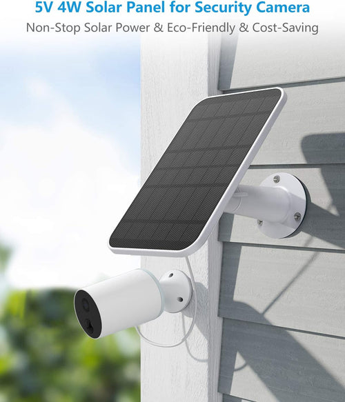 2 Pack 5V 4W Waterproof Solar Panel Kit for Security Camera P3125