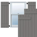 18x22W x 70x22H Primed Composite Board-n-Batten Shutters (Per Pair) N9150