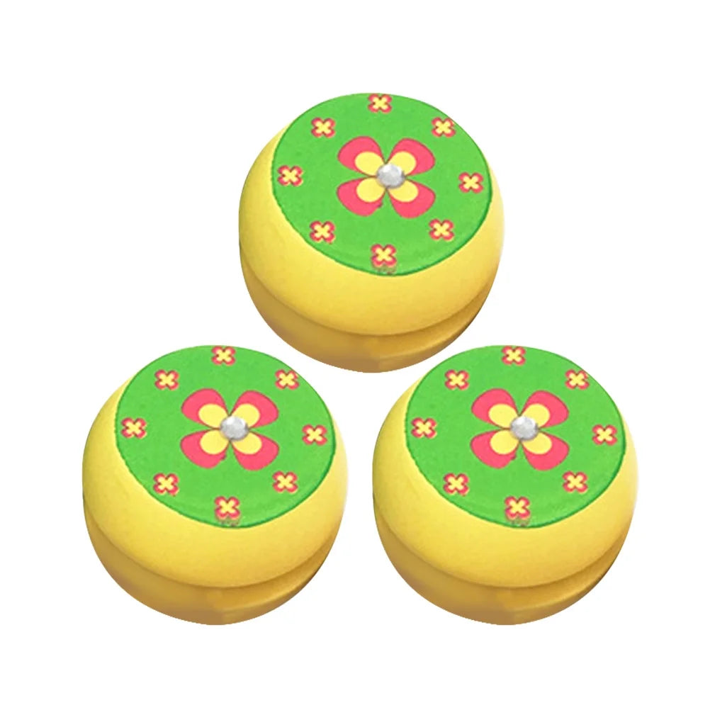3 Pcs Wooden Bamboo Yoyo Toys D865