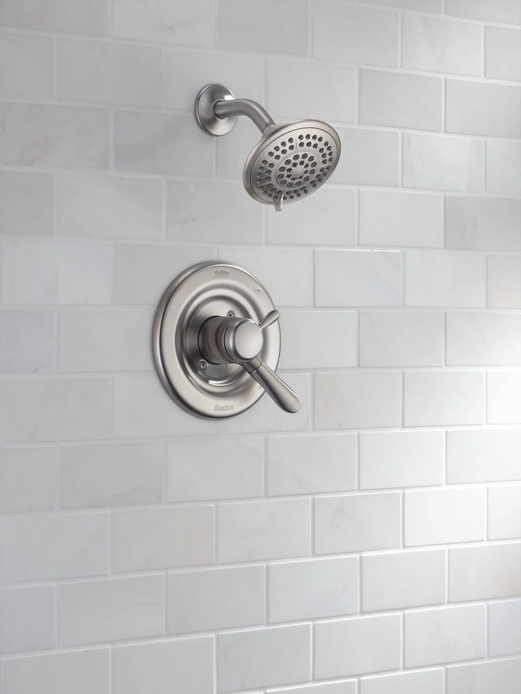 5-Spray Single Handle Shower Faucet in Stainless Y29664