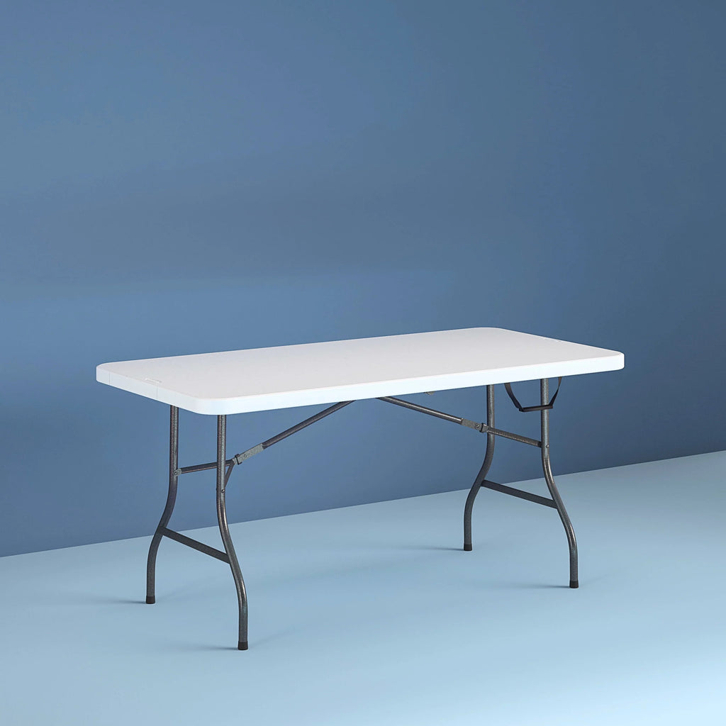 6 Foot Folding Table White Speckle X330055