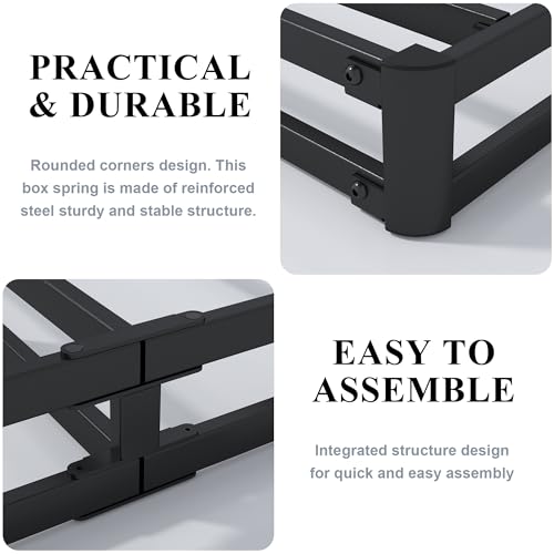 4 Inch Full Size Metal Box Spring Y44552