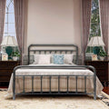 Queen Size Metal Bed Frame with Headboard C852