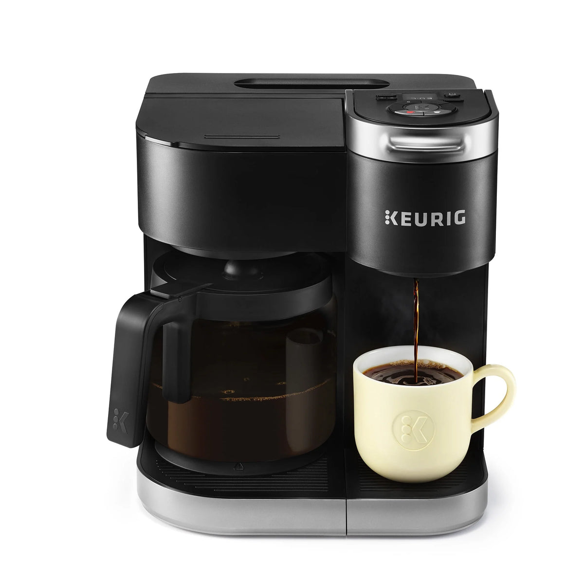 Black Single Serve & Carafe Coffee Maker V55200