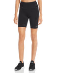 Black High Waist Biker Short S19597
