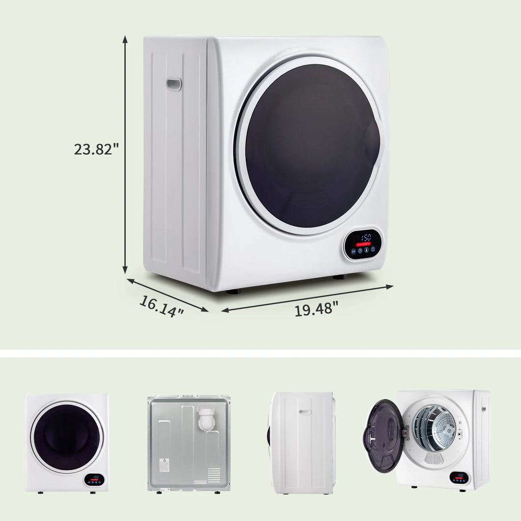 1.5 cu. ft. Compact Electric Dryer, White P7454