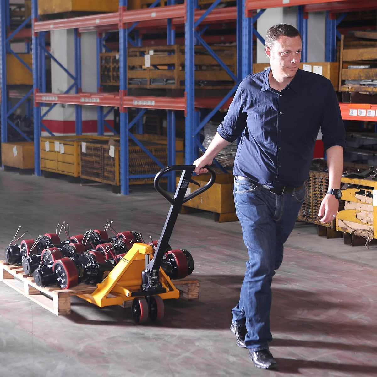 Manual Pallet Jack Truck 5500 Capacity S768