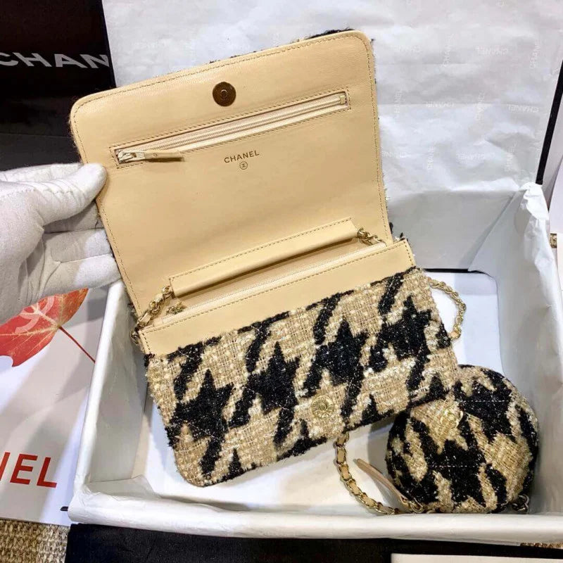 Tweed Coin Purse K832