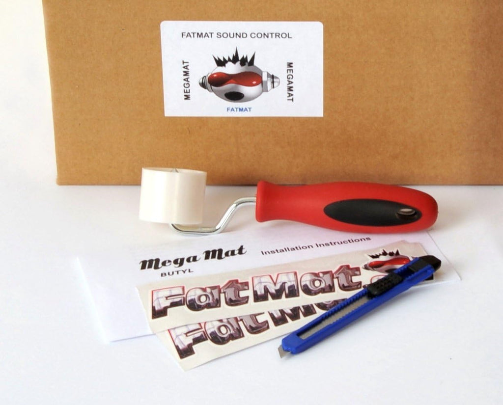 Self-Adhesive Black Butyl Sound Deadener Bulk Pack with Install Kit - 75 Sq Ft x 70 mil Thick M620459
