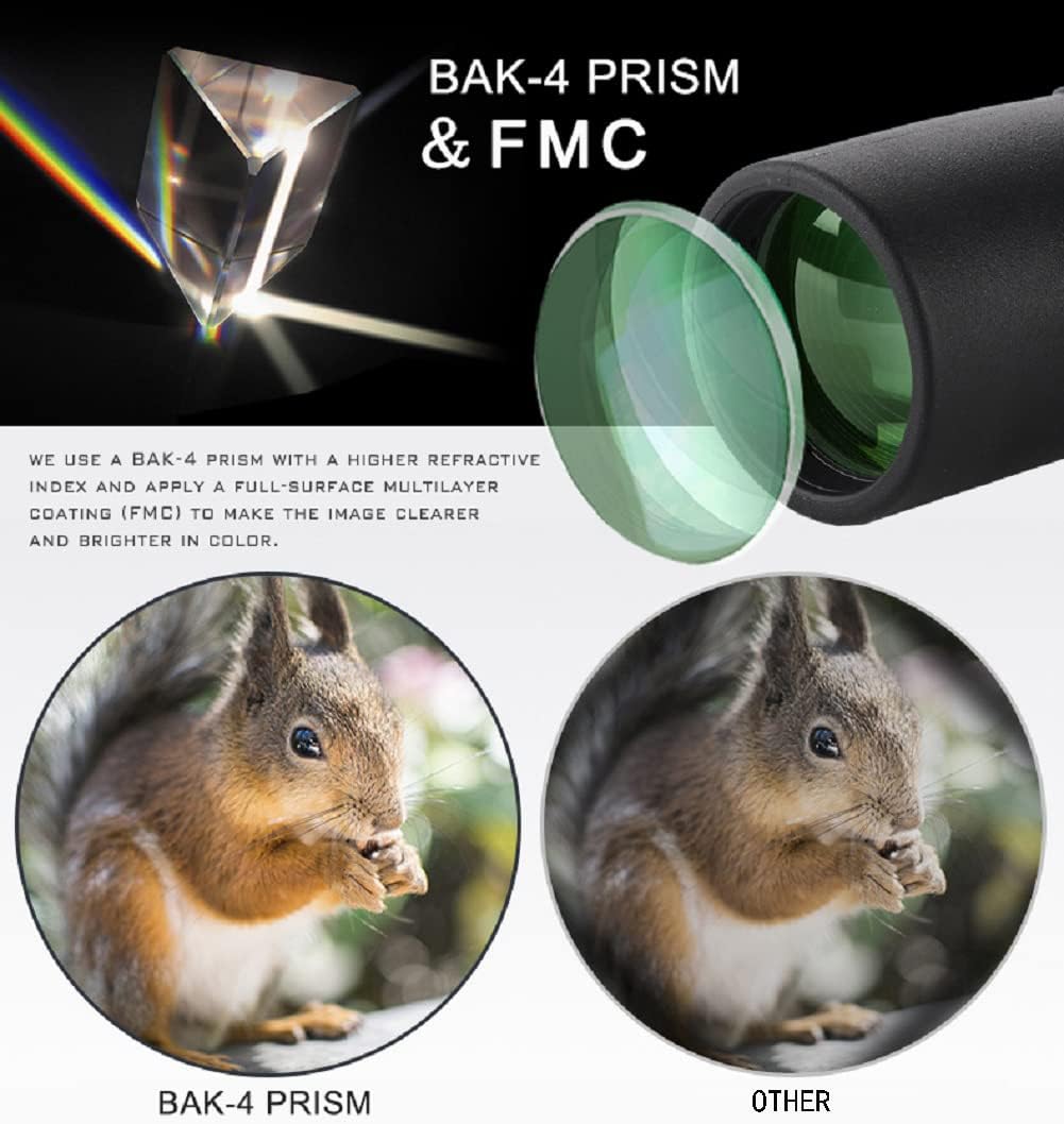 12X50 Waterproof Monocular Telescope with Smartphone Adapter Y83380