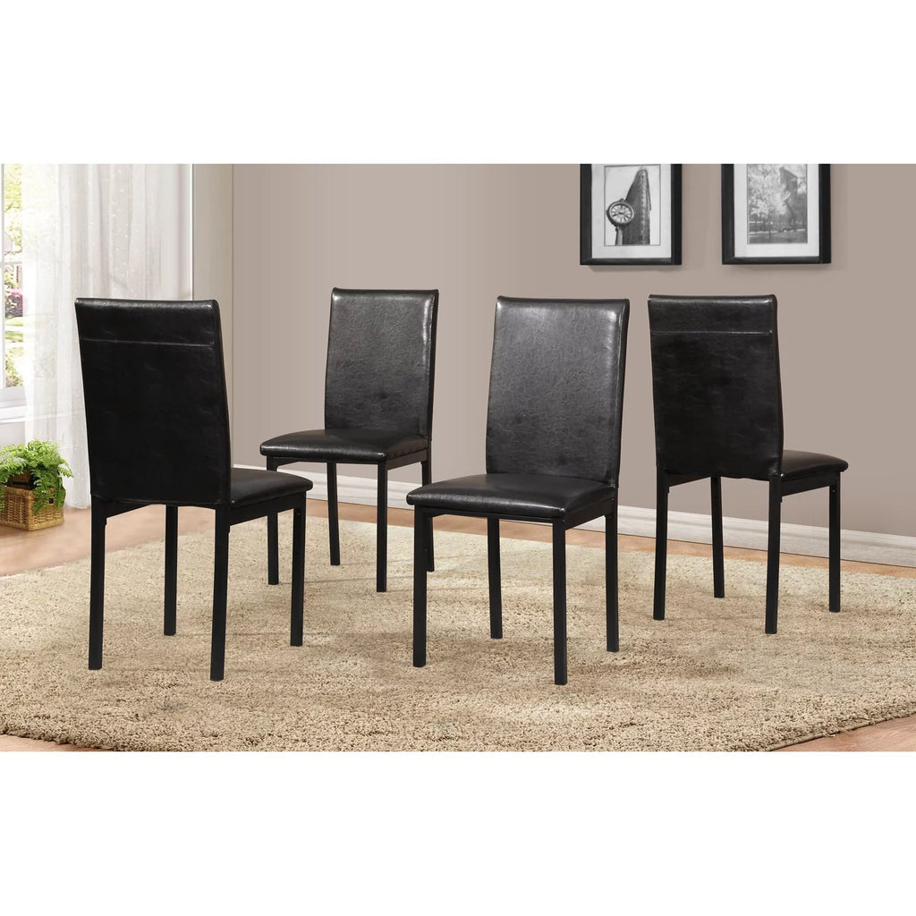 Black Dining Chair Set of 4 Q434