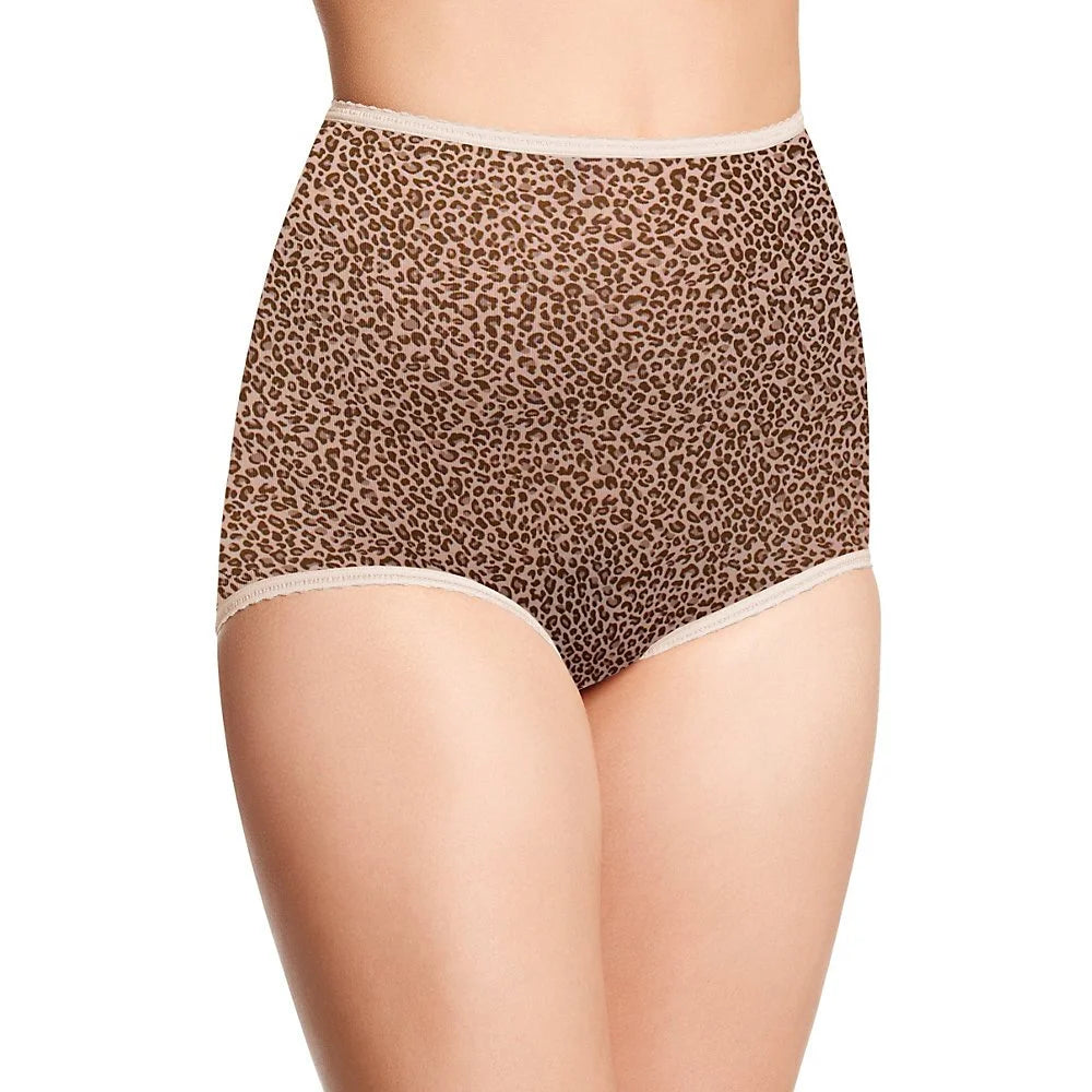Set of 6 Animal Print Brief Panty S7228
