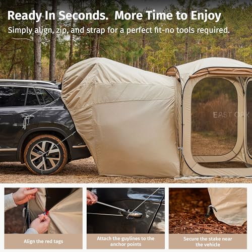 Pop Up Canopy Tent with Mesh Walls and Carry Bag Q45539