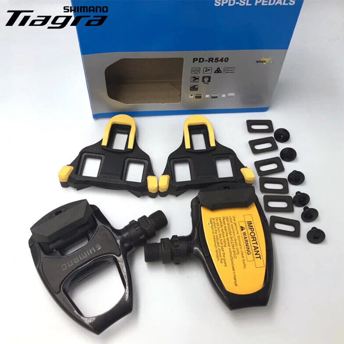 Carbon Pedal with SH11 SPD-SL Cleats G985